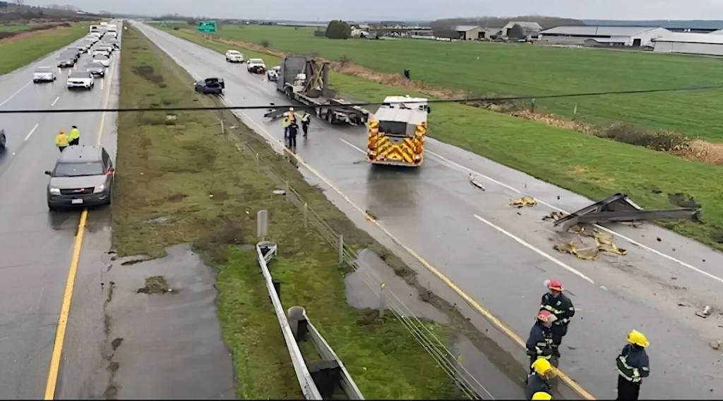VIDEO: Province sues trucking company and driver for B.C. overpass strike