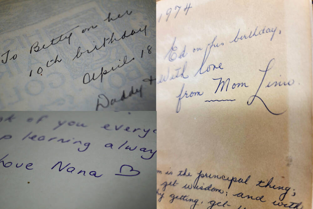 Island photographer captures personal handwritten notes found in used books