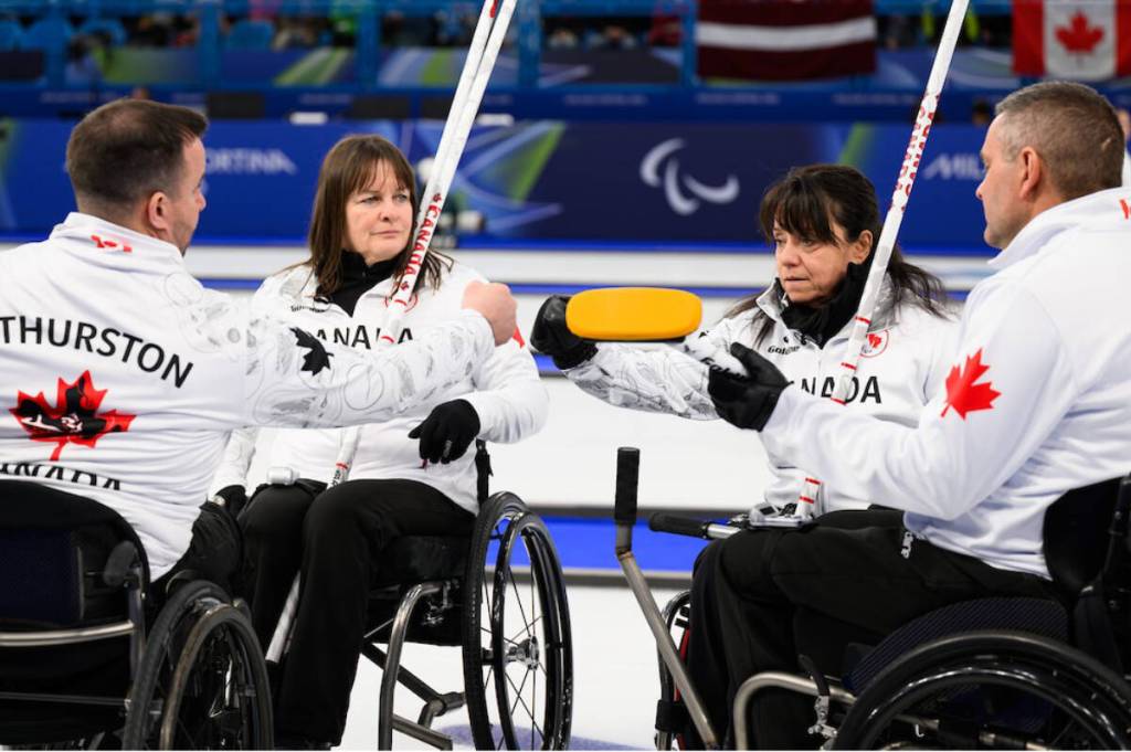 Canada scores massive win over defending wheelchair curling champs at Paralympics